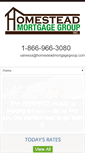 Mobile Screenshot of homesteadmortgagegroup.com